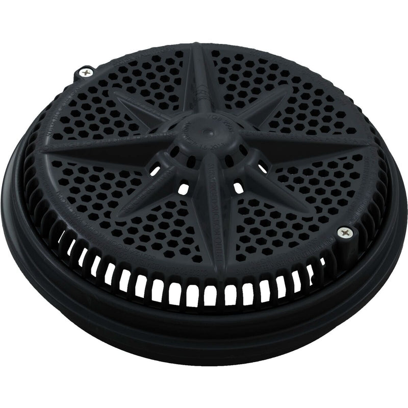 Pentair Sta-rite starguard replacement main drain cover 8" with long ring black single 500100 at www.poolproductscanada.ca