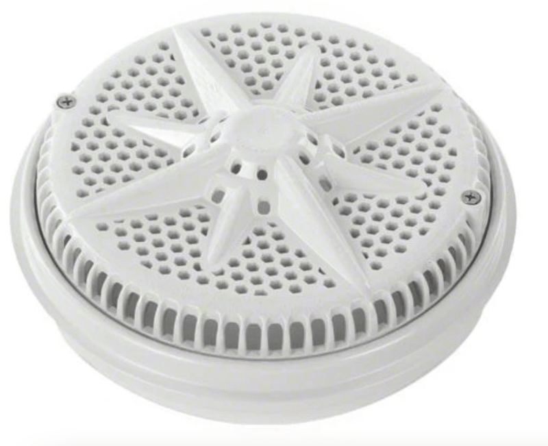 Pentair Sta-rite starguard replacement main drain cover 8" with long ring white single 500108 at www.poolproductscanada.ca
