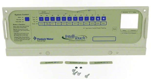 Pentair intlelitouch control panel bezel 520304 at www.poolproductscanada.ca