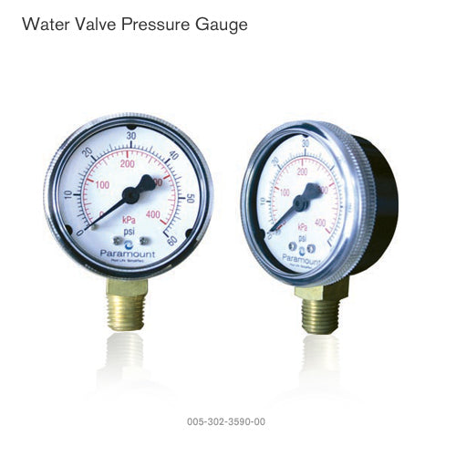 Paramount Water Valve Pressure Gauge