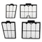 Maytronics replacement fine spring filter panels 4 pack 9991463-R4 at www.poolproductscanada.ca