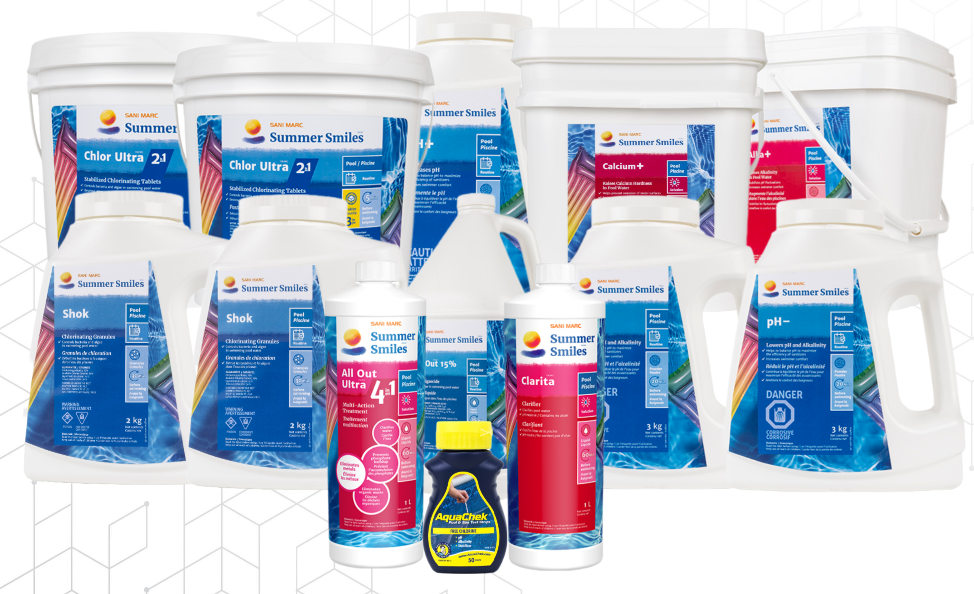 Summer Smiles Starter Chlorine Chemical Kit