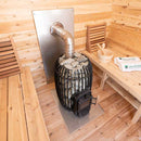 Leisurecraft TimberGlow 14 Sauna Heater w/Stones, Floor/Wall Shield