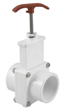 Praher Plastics 1 1/2" Knife Gate Valve SKT x SKT