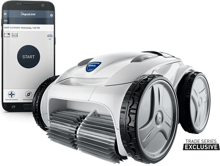 Polaris P965IQ F965IQ Robotic Pool Cleaner with App Control iAquaLink 4wd Canada at www.poolproductscanada.ca