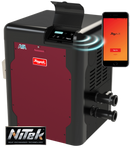 Raypak Avia HD Nitek P-R404A-EP-N 399000 BTU Natural Gas Swimming Pool Heater Canada Best price free shipping Raymote integrated wifi control for connectivity anywhere anytime at www.poolproductscanada.ca - The Rheem and Raypak specialists