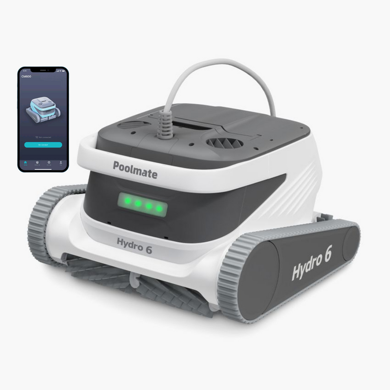 Poolmate Hydro 6 Robotic Pool Cleaner WiFi / 60' Cord / UV Sterilization