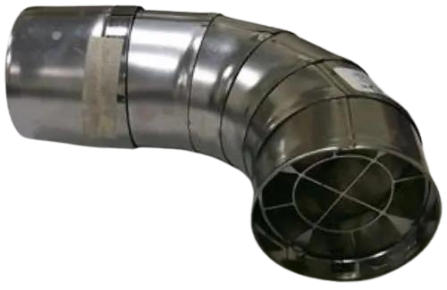 Heatfab Saf-T Vent® EZ PLUS 4" 90 DEGREE SCREEN ELBOW TERMINATION ELBOW for Hayward HDF275 | HDF400