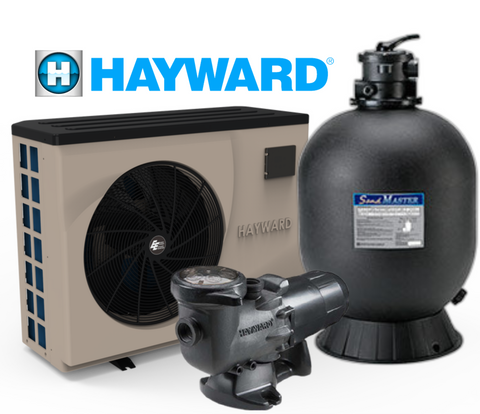 Hayward 80,000 BTU VS Heat Pump + Hayward TurboFlo II 1HP + Hayward 19
