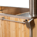 Leisurecraft - The Starlight Wood Burning Hot Tub - White Cedar - Aluminum Interior