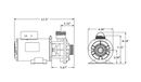 Aqua-Flo Circ-Master 115V Circulation Pump (Center Discharge)
