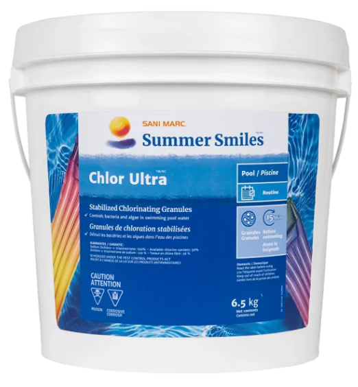 Summer Smiles Chlor Ultra Granulés 6,5 kg 