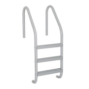 Saftron high impact gray polymer 3 step ladder Canada at www.poolproductscanada.ca