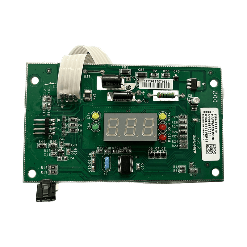 Hayward HDF display board & ribbon cable HDXUIBRD001 at www.poolproductscanada.ca