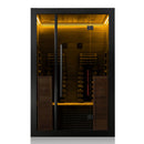 HEKLA IR130 Infrared Indoor Sauna w/Carbon & Full-Spectrum Heaters (W:130 x D:120 x H: 200cm)