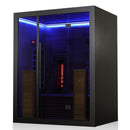HEKLA IR160 Infrared Indoor Sauna w/Carbon & Full-Spectrum Heaters (W:160 x D:120 x H: 200cm)