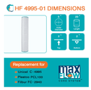 HF4995-01 Advanced Spa Filter Cartridge - Replacement for Pleatco PCAL100, Unicel C-4995, Filbur FC-2940, Waterway 100, Cal Spas