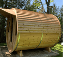 Knotty Cedar Bevel Roof | 7'x6' Barrel