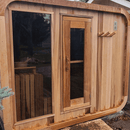 One Bronze Window | Left Side| Luna | Knotty Cedar