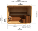 Luna L Benches | Right Side | 8'x8'