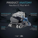 Dolphin Nautilus CC Plus Robotic Pool Cleaner w/WiFi