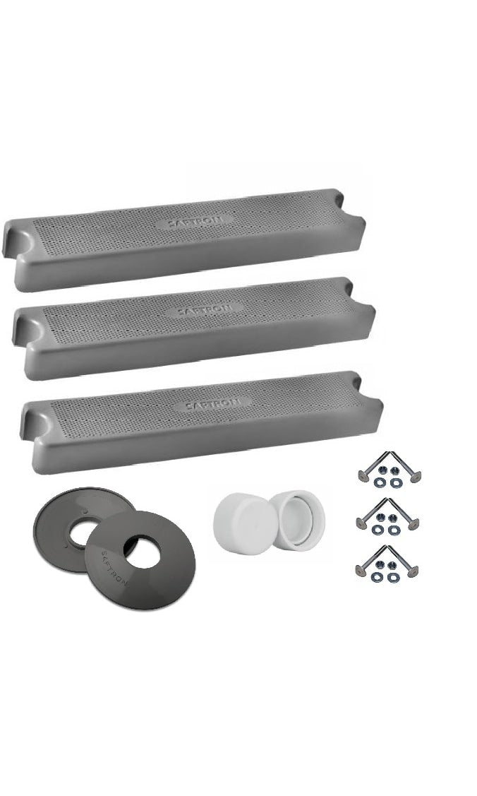 Saftron complete ladder refurbishing kit graphite gray Canada P-3SLR-KIT-GG at www.poolproductscanada.ca