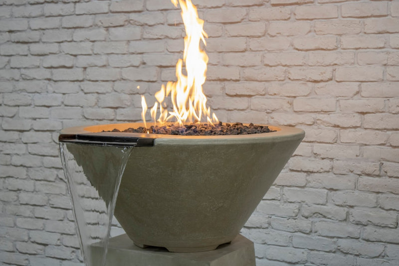 Pentair MagicFlame® Fire and Water Bowl | Round/White