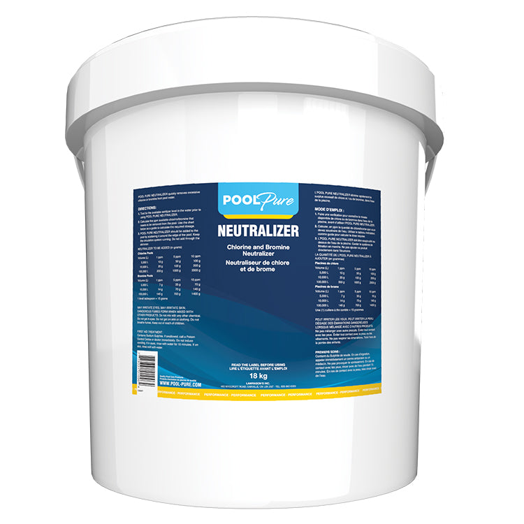Pool Pure chlorine and bromine neutralizer for pools and spas. Superior ...