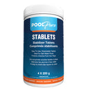 Pool Pure Stablets stabilizer tabs are easy to use, dissolvable and ideal for salt water pools and spas. For residential and commercial applications in Canada. Superior value versus Summer Smiles Stab Ultra. Pool Products Canada is an exclusive Pool Pure dealer