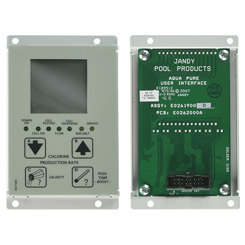 Jandy Aquapure purling user interface board R0467400 at www.poolproductscanada.ca