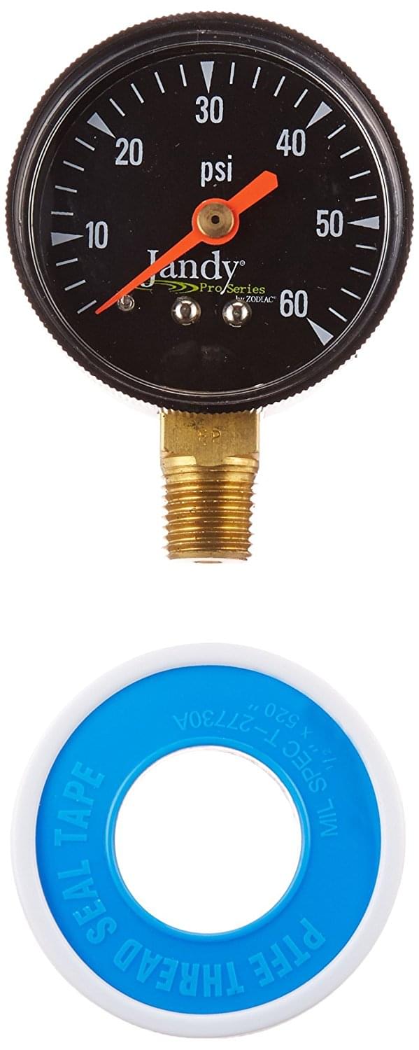 Jandy CS pressure gauge 0-60 PSI R0556900 at www.poolproductscanada.ca