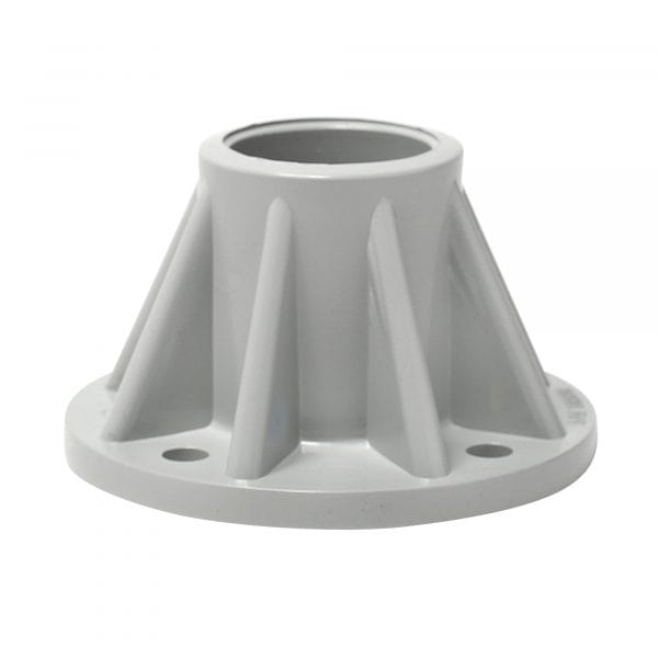 Saftron 3" surface mounting base gray single Canada SB-3-G at www.poolproductscanada.ca