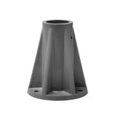 Saftron 6" surface mounting base graphite gray single Canada SB-F-GG at www.poolproductscanada.ca