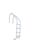 Saftron high impact white polymer pool ladder Canada at www.poolproductscanada.ca