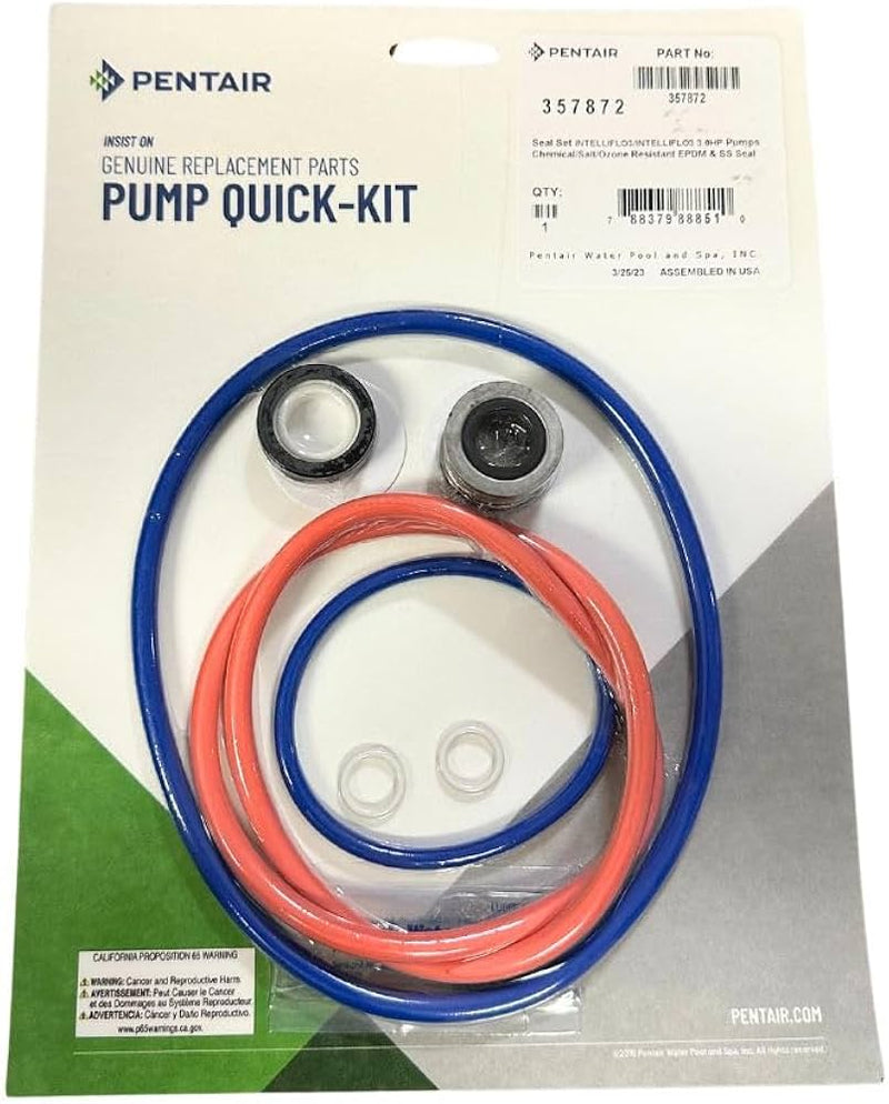 Pentair IntelliFlo3 1.5 HP VSF Seal Kit - 357871