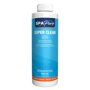 Spa Pure super clear clarifier makes for spa water sparkle. It prevent oil and scum deposits as well. Superior value versus Super Clarifier by Pool Supplies Canada and Summer Smiles Clarita 900 ml. Pool Products Canada offers the best price and fastest shipping