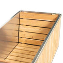 Leisurecraft - The Starlight Wood Burning Hot Tub - White Cedar - Aluminum Interior
