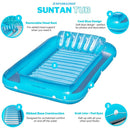 Flotteur de piscine gonflable Blue Suntan Tub 