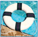 White Swim Ring - Foam ring buoy