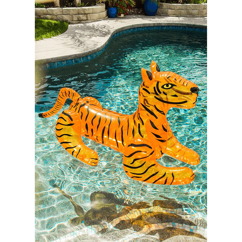 Tiger Ride-On Inflatable Pool Float