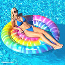 65" Spiral Tie Dye Island