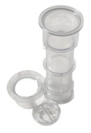 AquaStar 7 1/2" Umbrella Sleeve w/ Cap for Concrete Pools (Clear)
