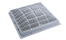 Waterway 12" x 12" White Pool Grate & Frame Suction Cover