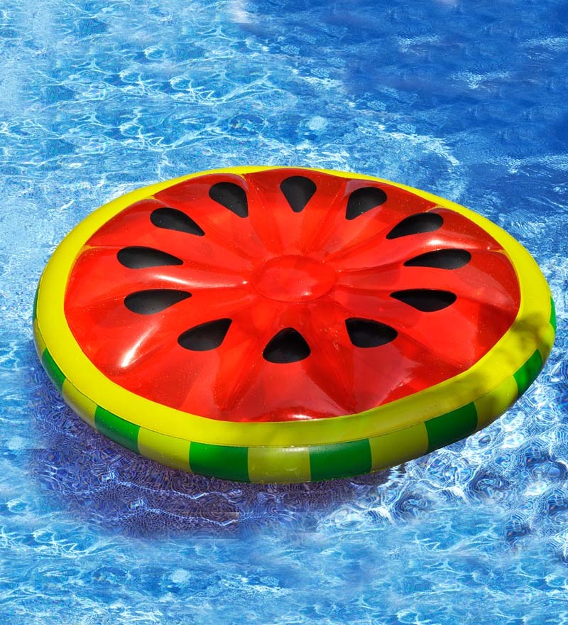 Watermelon Slice Inflatable Pool Float