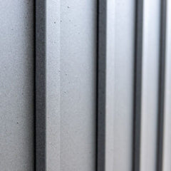 Black Metal  28 gauge black metal board and batton siding