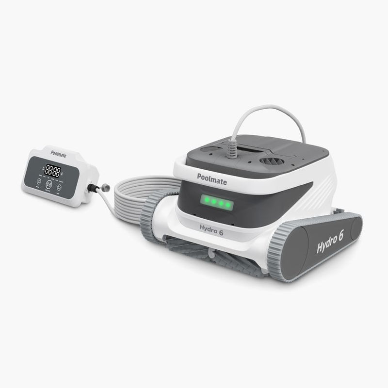 Poolmate Hydro 6 Robotic Pool Cleaner WiFi / 60' Cord / UV / Caddy