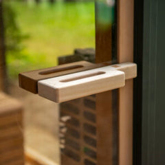 Bronze Tempered Glass Door w/Handle