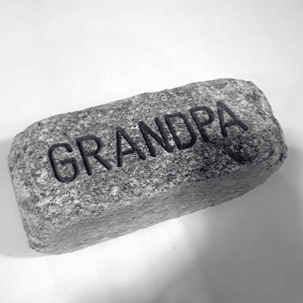 Leisurecraft - GRANDPA, Engraved Soapstone
