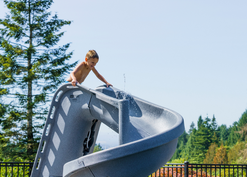 heliX2®  Pool Slide by S.R.Smith  -  Taupe