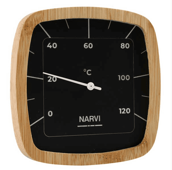 Leisurecraft - Narvi Black Thermometer Celsius